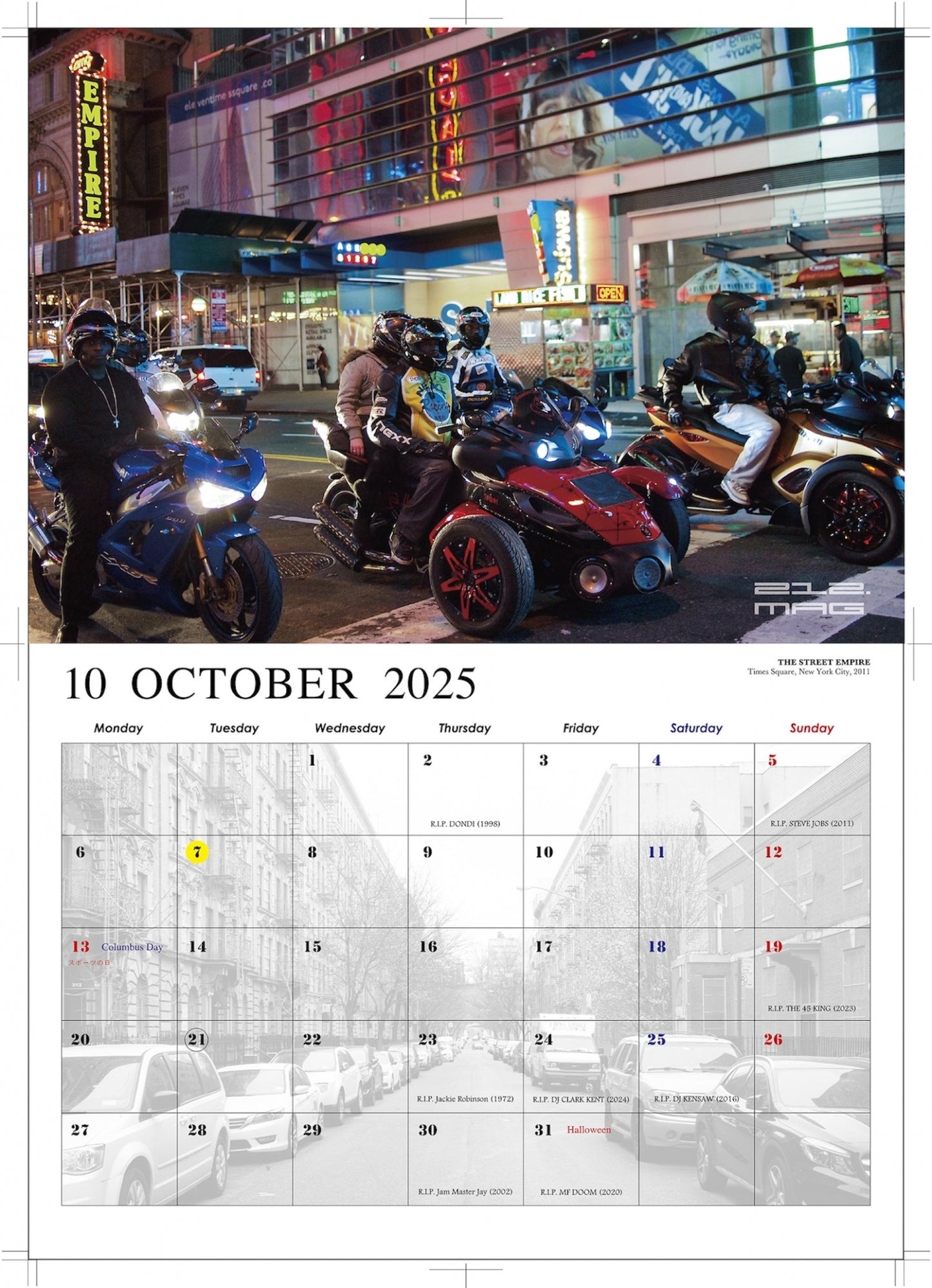 2025 CALENDAR "ENJOY YOURSELF"