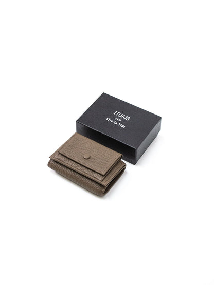 COMPACT WALLET / Etoupe/Greige
