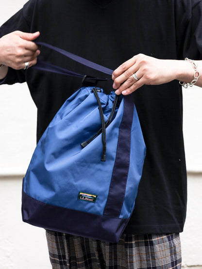 LIGHTWEIGHT CYLINDER TOTE WITH POCKET / 3colors