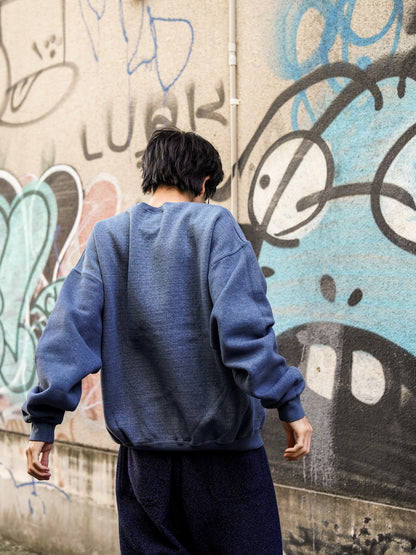 FISH FOR BRAINS SWEAT SHIRT / Pigment navy