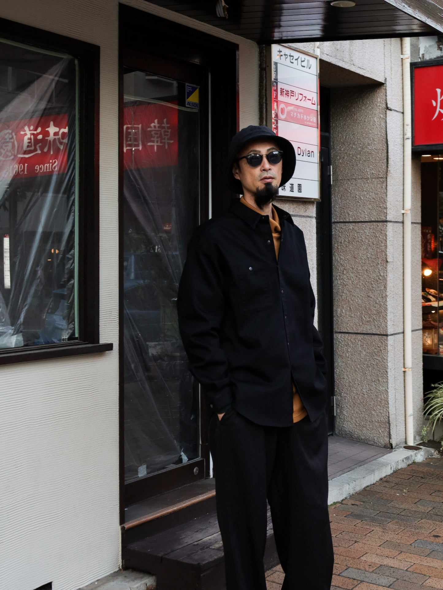 "OWN WAY" SHJKT / Black denim