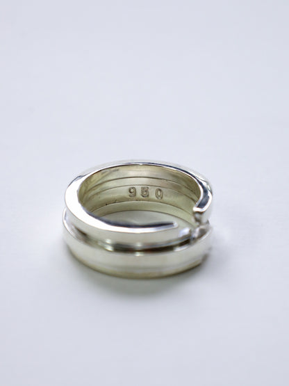 UNEVEN BARS RING / Silver × Silver