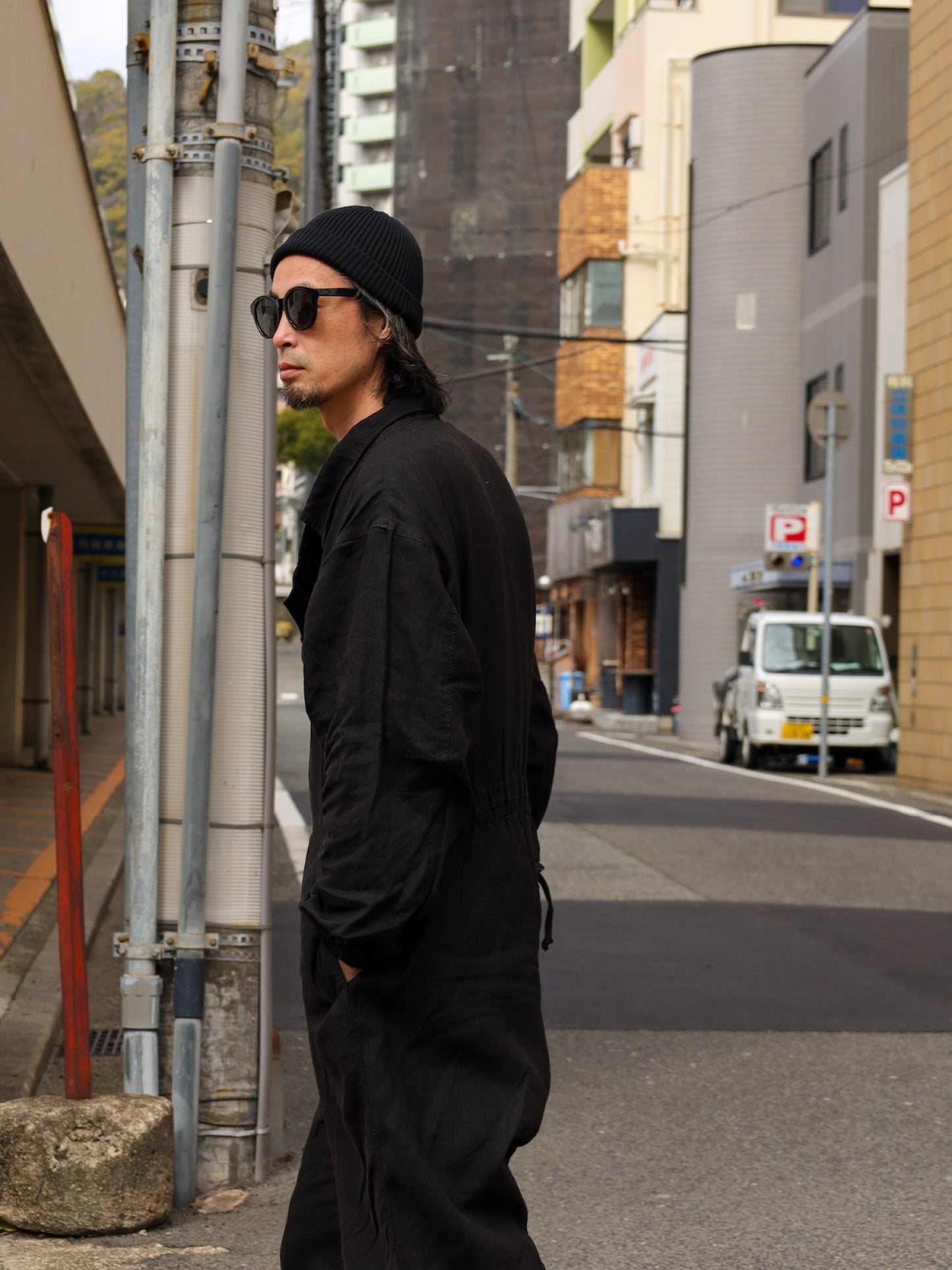 HELICREW MECHANIC COVERALL / Black