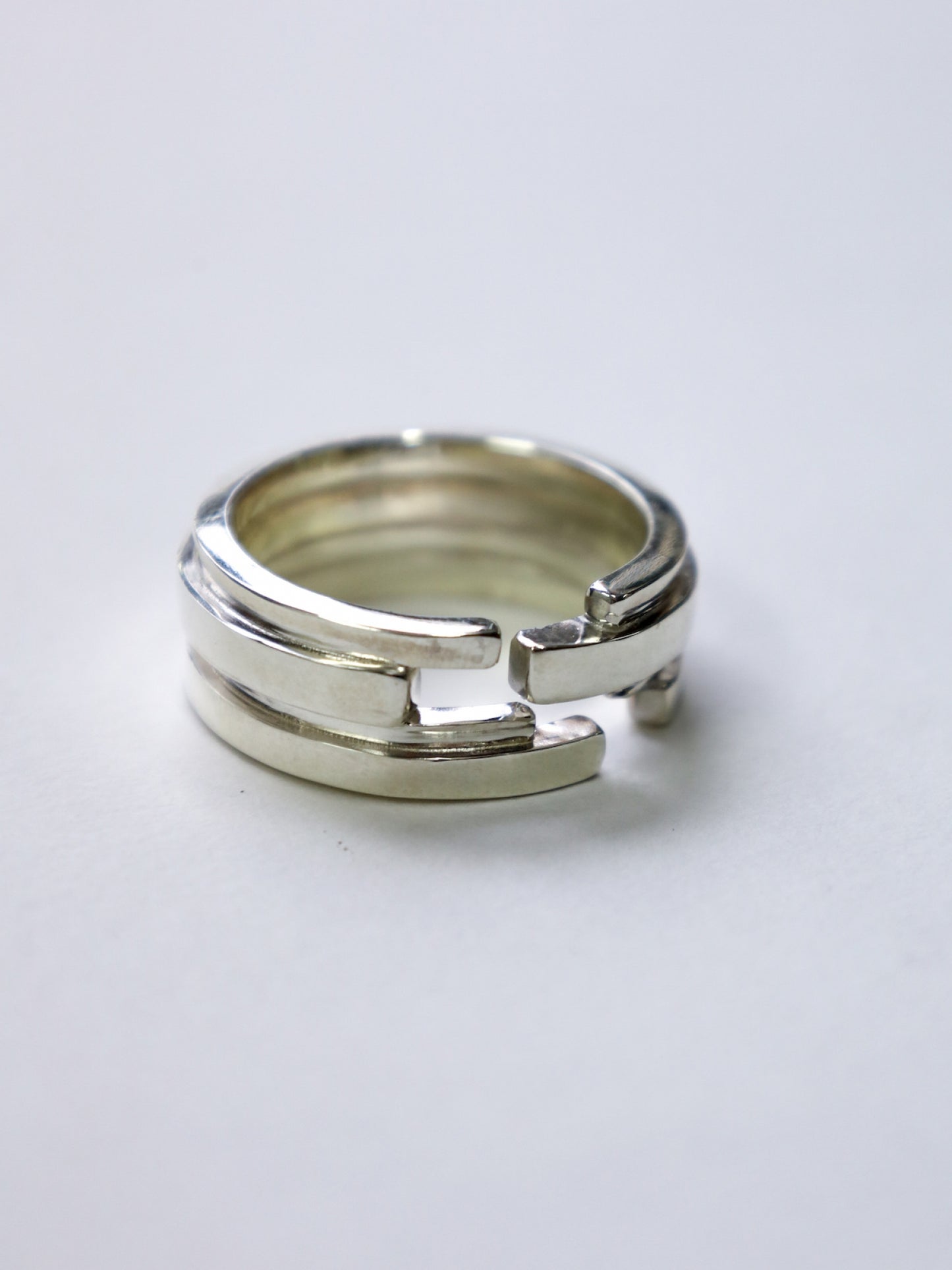 UNEVEN BARS RING / Silver × Silver