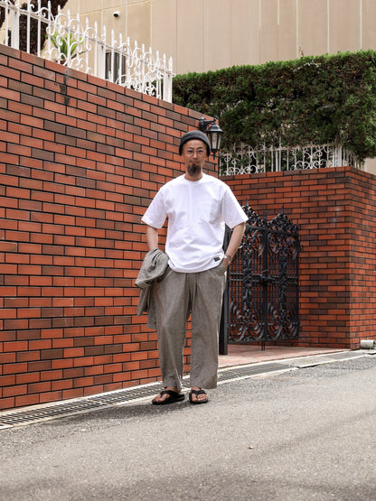 U.S MADE S/S PKT TEE / White
