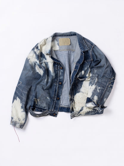 HARD REMAKED FRONT TUCK DENIM JACKET / Indigo(remake)