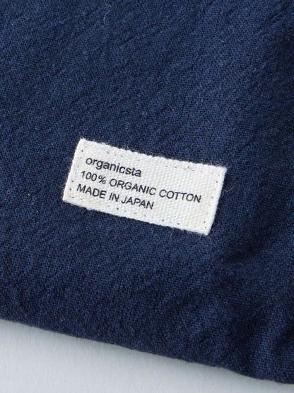 ORGANIC COTTON CANVAS RECORD BAG / Navy