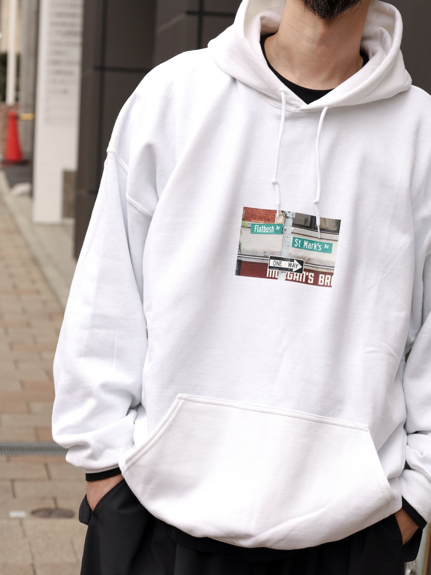 【212.MAG×fulton】FLATBUSH HOODY / White