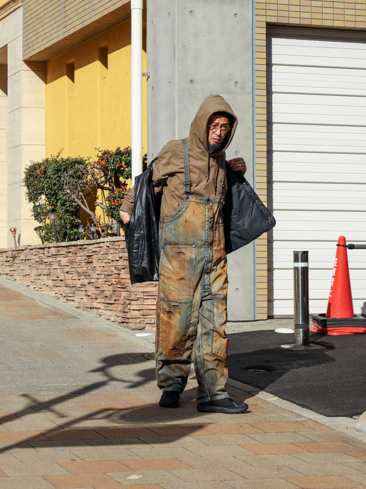 100-YEAR PROCESSING DENIM DECK OVER PANTS / FLATBUSH Ltd.