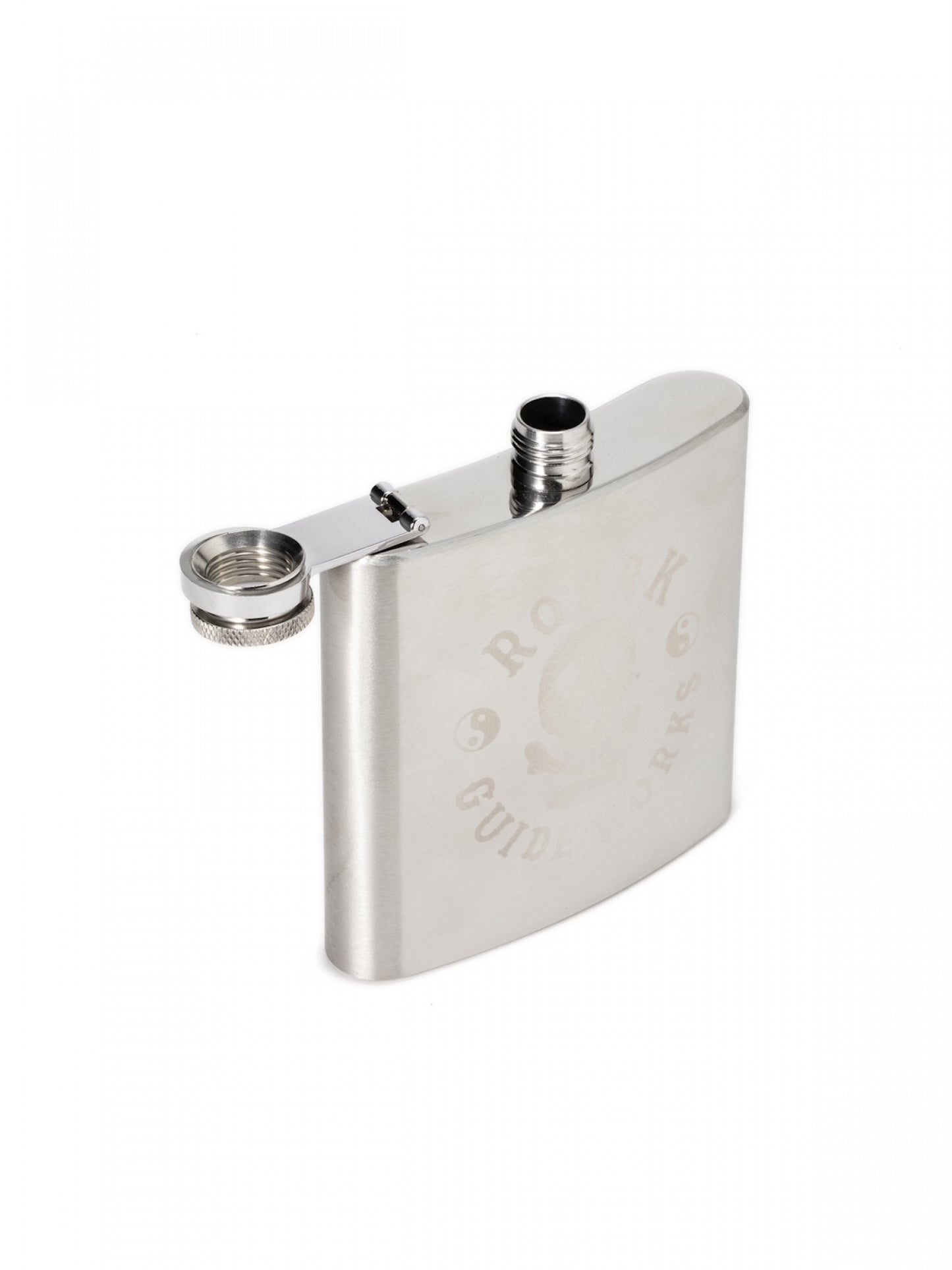 ”GUIDE WORKS” TRIP LONGER SILVER FLASK / Silver
