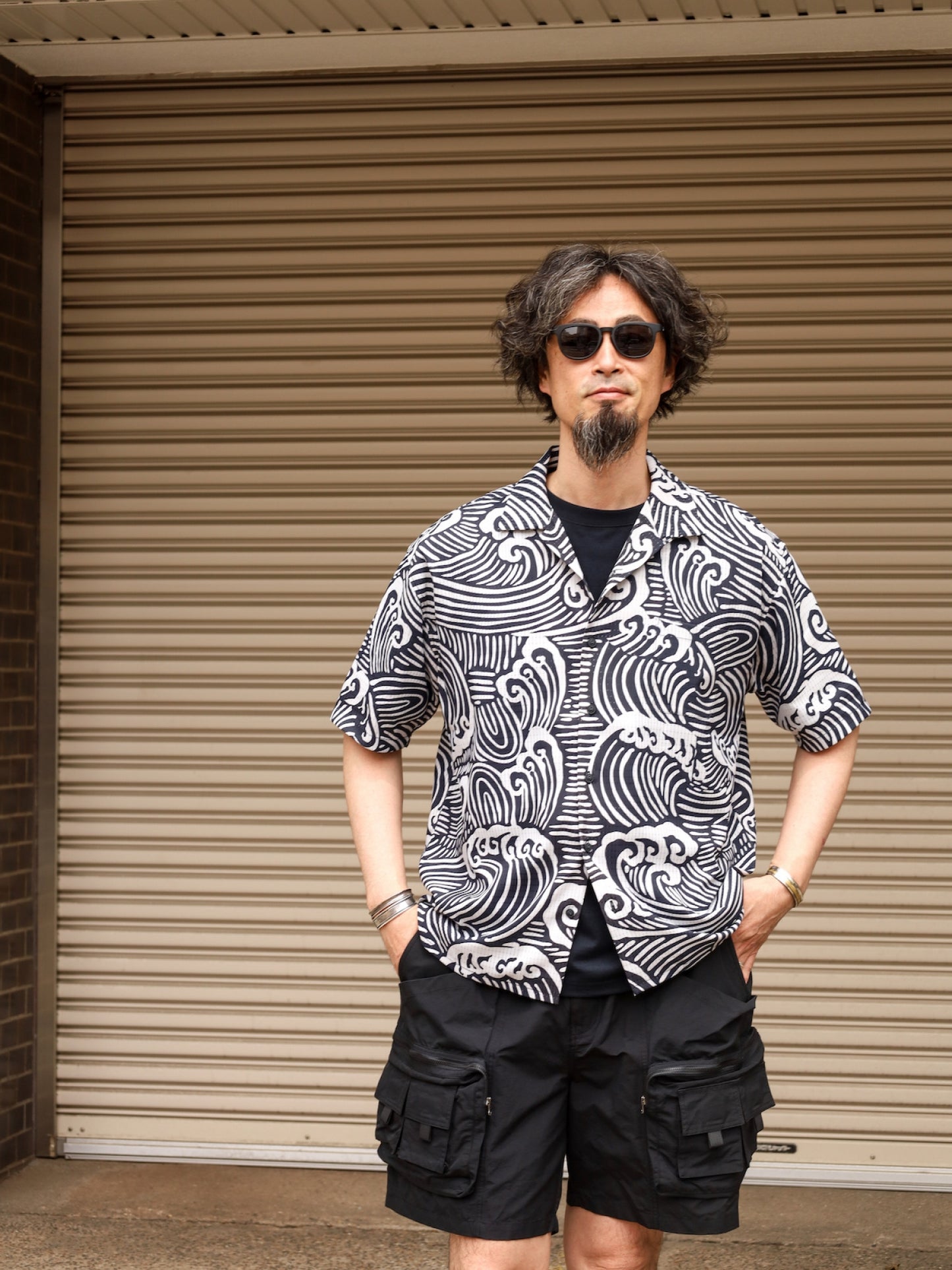 "WAVE" BLESS UP SS / Black