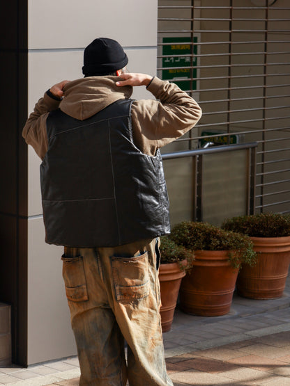 100-YEAR PROCESSING DENIM DECK OVER PANTS / FLATBUSH Ltd.