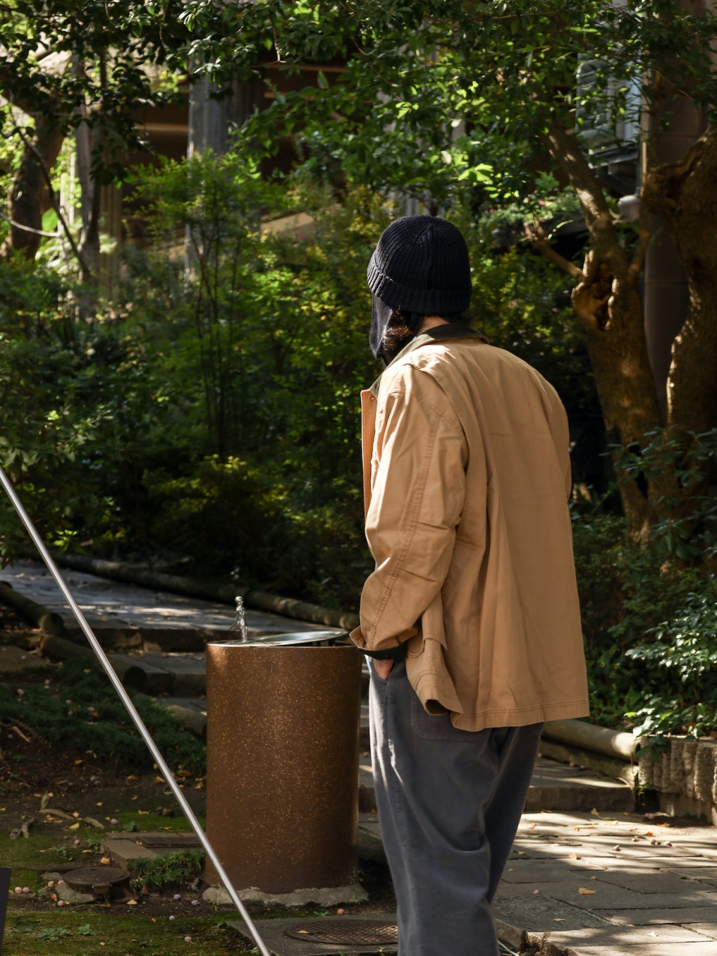 MEN'S ORIGINAL FIELD COAT, COTTON LINER / Saddle