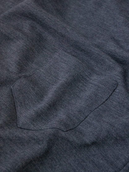 メリノウール裏毛タートルネック / グレー