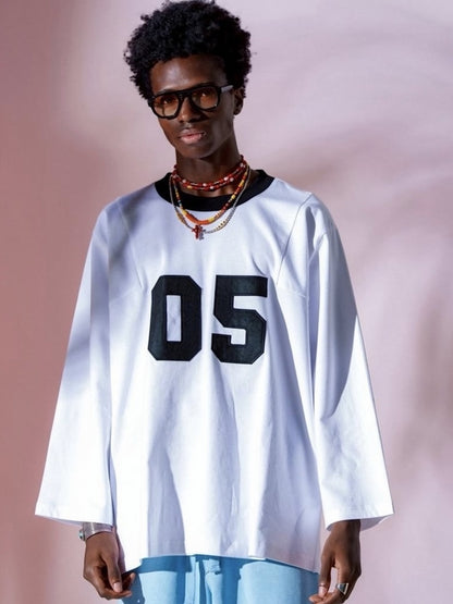 ナンバリングオーバーロングスリーブ / 3colors