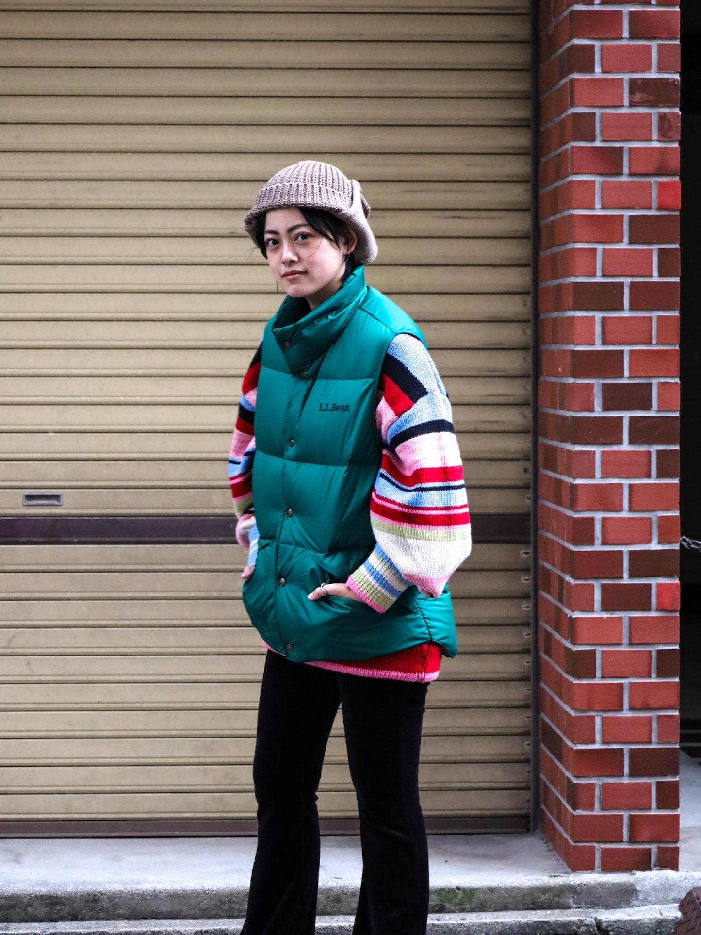 ADULT'S' BEAN'S TRAIL MODEL DOWN VEST '82 / Emerald Spruce