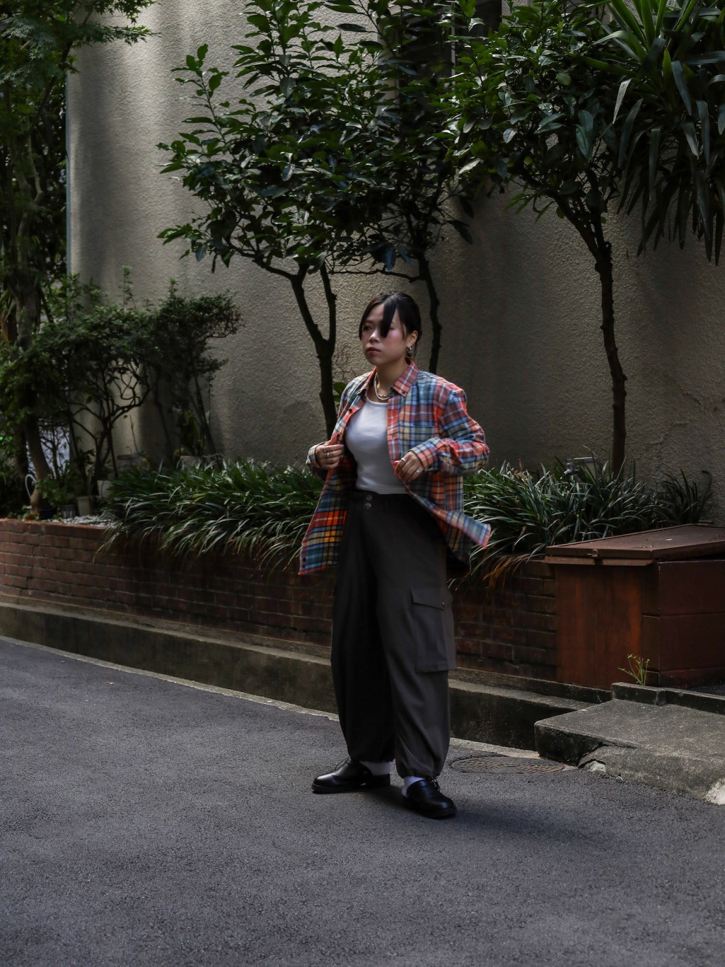 MEN'S SCOTCH PLAID FLANNEL SHIRT , TRADITIONAL FIT / Washed buchanan