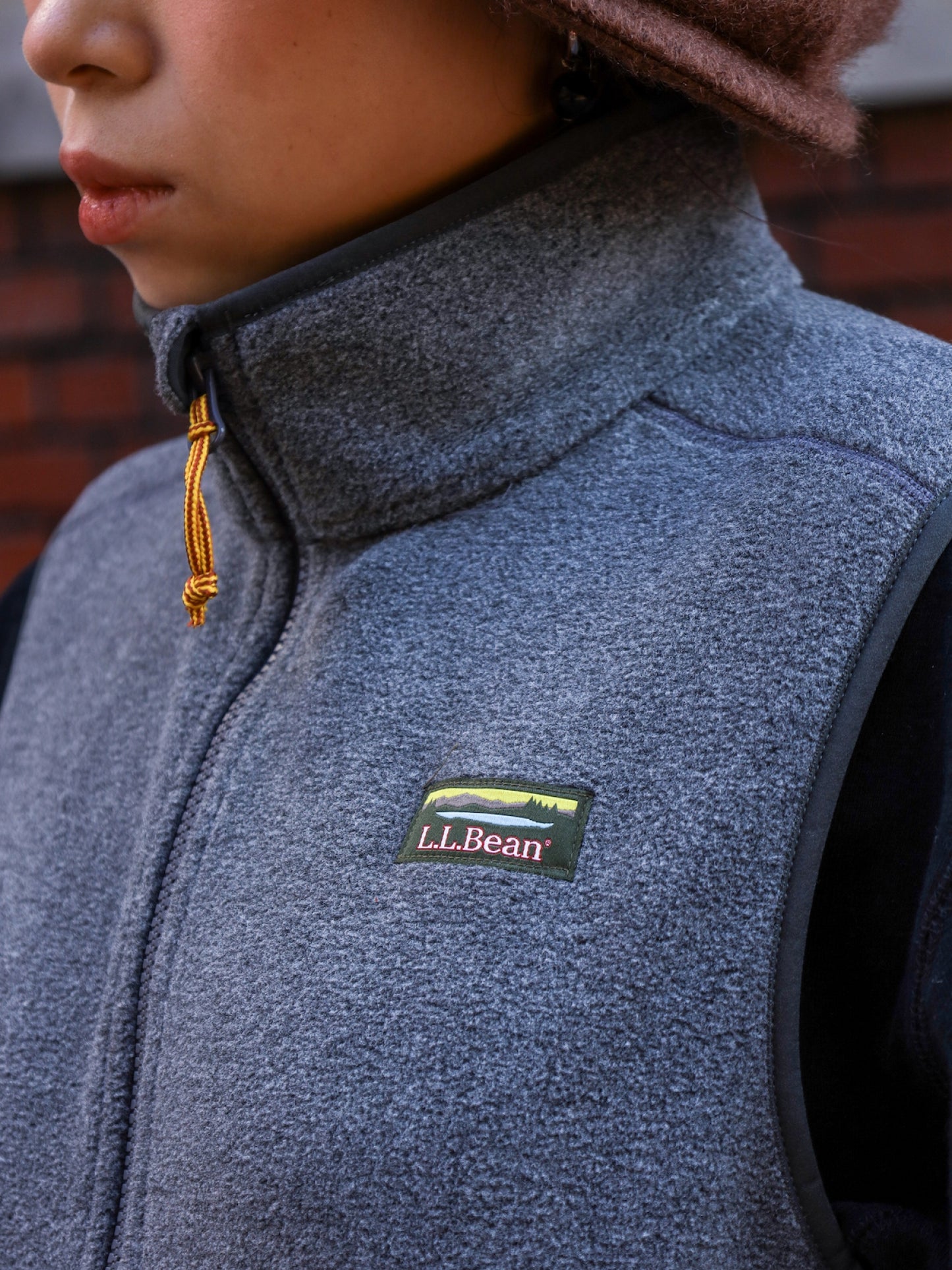 MEN'S MOUNTAIN CLASSIC FLEECE VEST / Charcoal heather