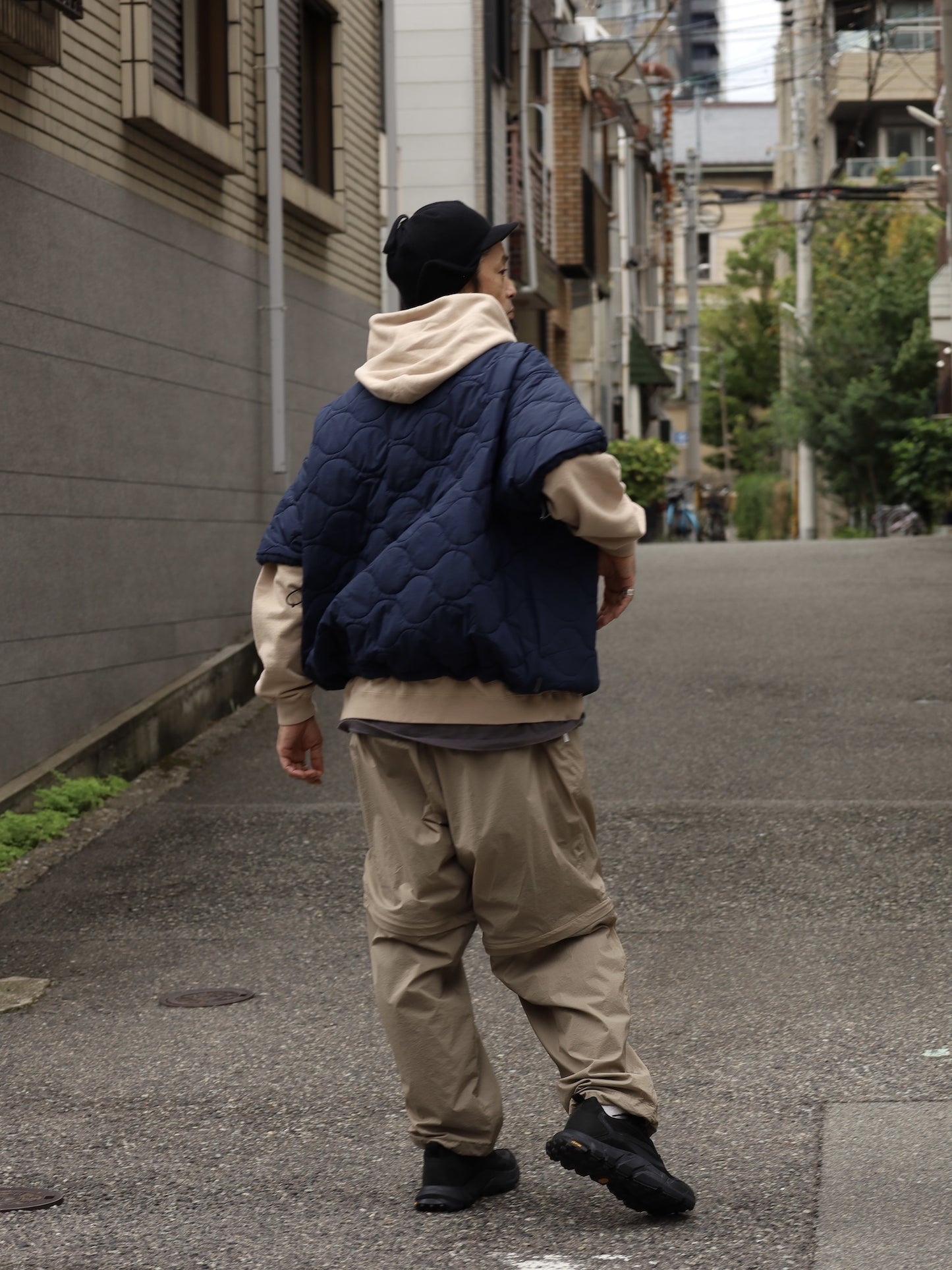 SUPER BIG SS PUFF JACKET / Navy