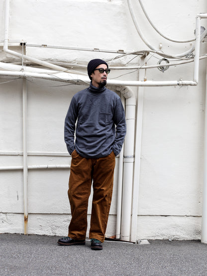 メリノウール裏毛タートルネック / グレー