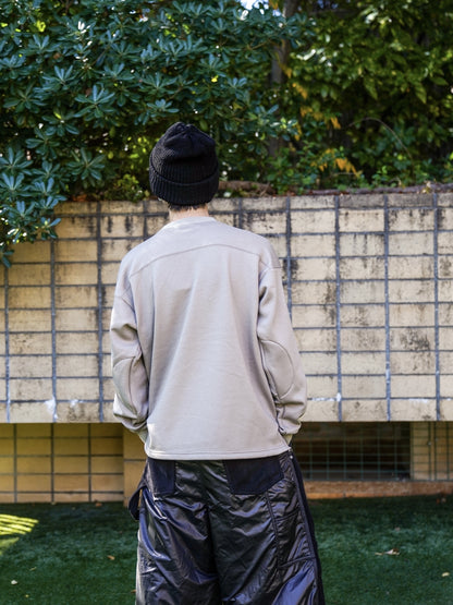 ボンバーヒート裏起毛 サイドスリット フットボール スウェット / 3colors