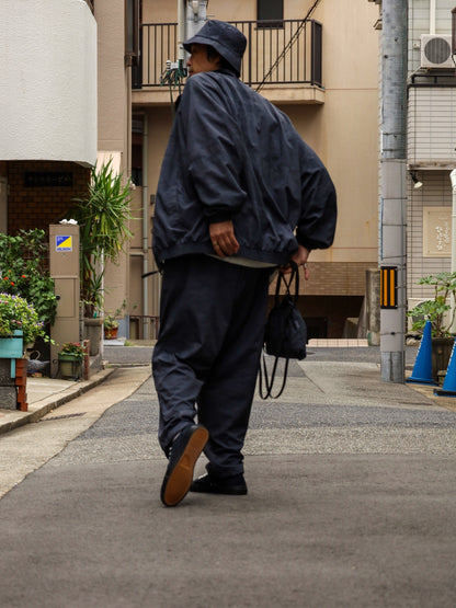 WIDE TAPERED EASY PANTS (REAL TREE CAMO) / Black tree camo