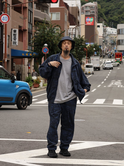 WINDBREAKER JACKET (REAL TREE CAMO) / Navy tree camo