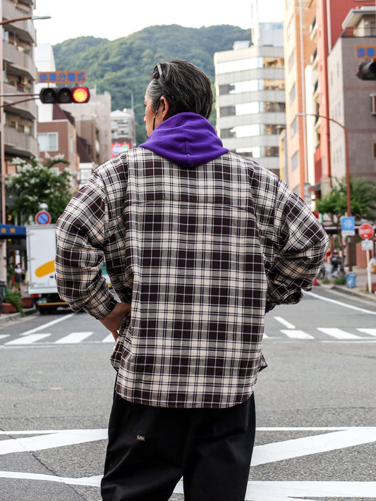 "OWN WAY" SHJKT 改 / Purple check