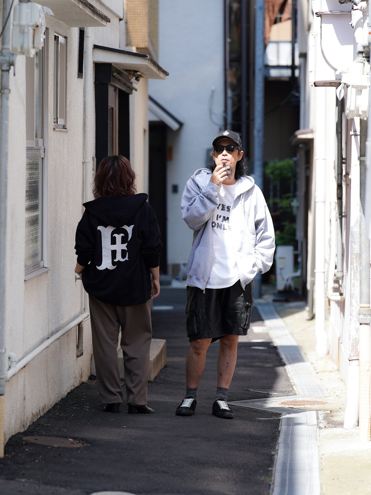 "fulton × JHANKSON" TEAM ZIP HOODIE / Gray