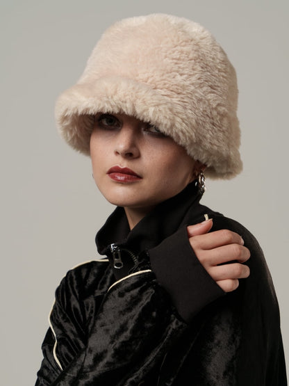 FUR BUCKET HAT / 3colors