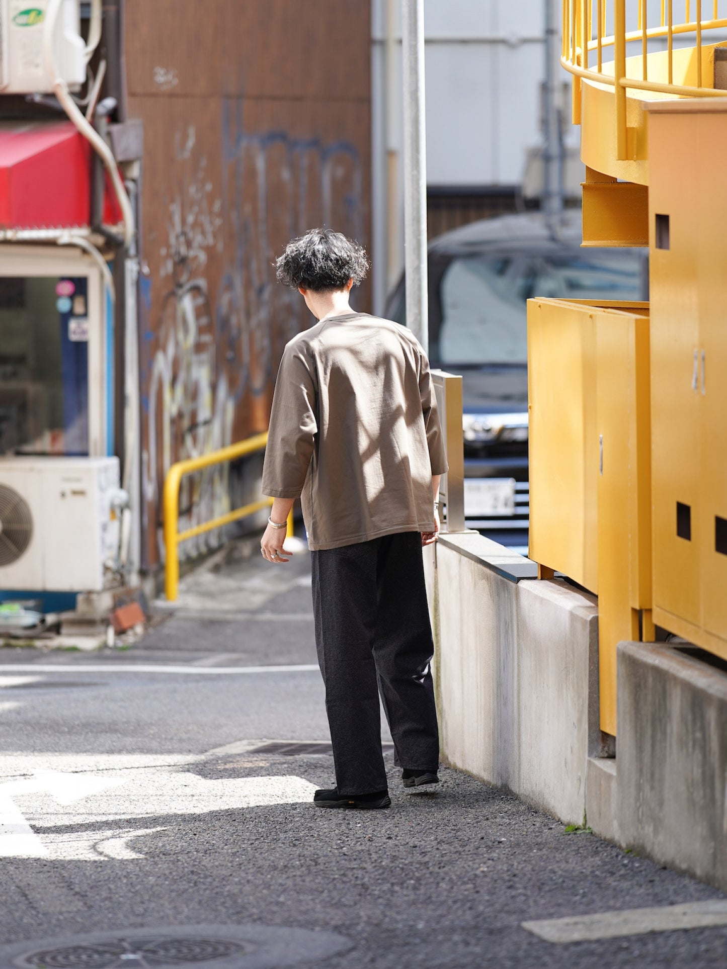ファットパンツ / メランジェデニム