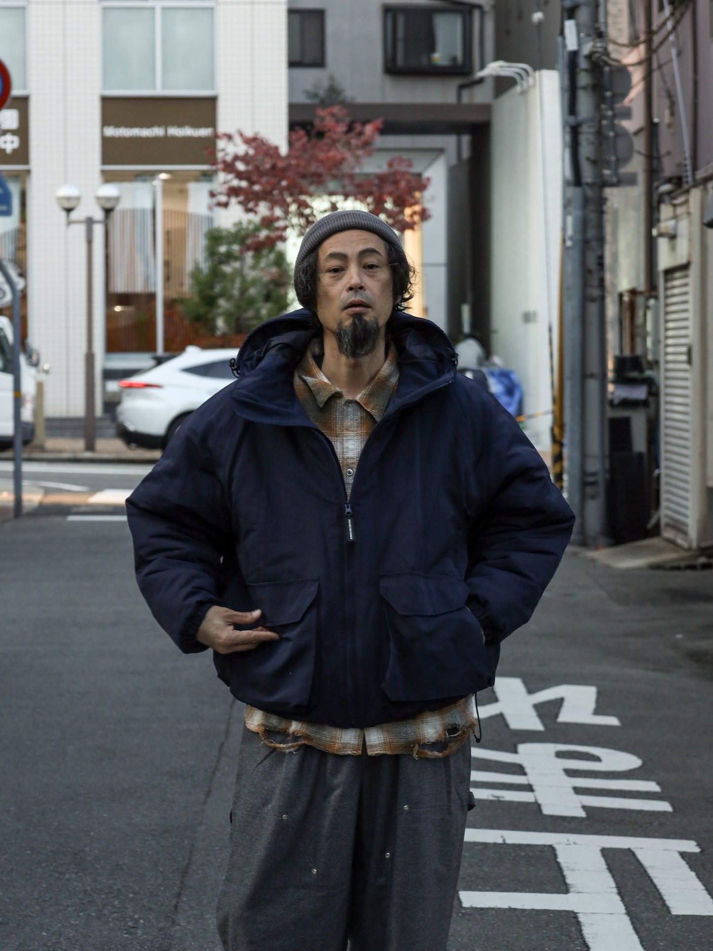 VENTILATION PUFF JACKET / Navy