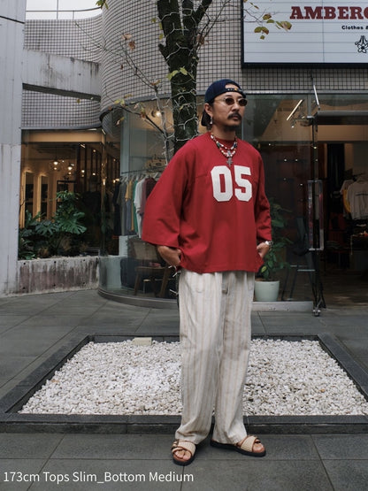 ナンバリングオーバーロングスリーブ / 3colors