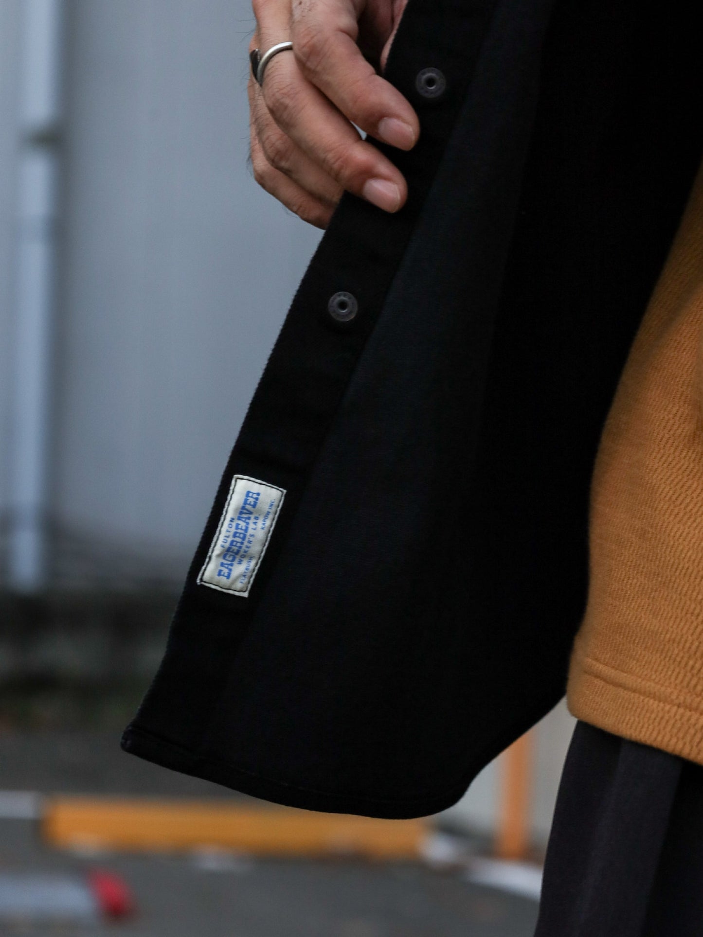 "OWN WAY" SHJKT / Black denim