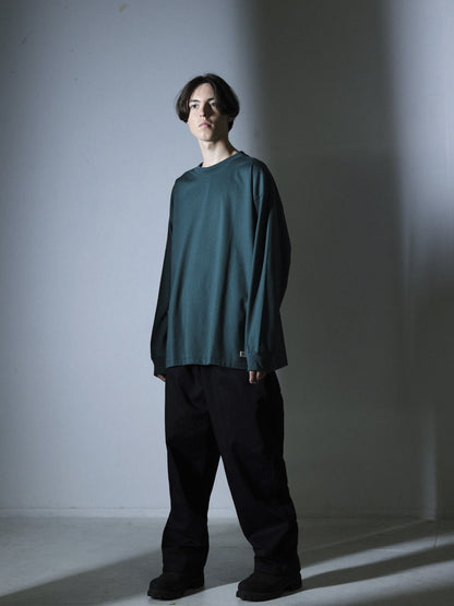 ORGANIC COTTON CHILL POCKET LONG TEE / Green