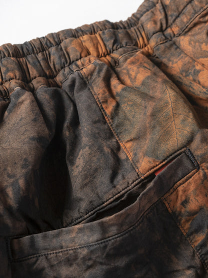 PATCH WORK BAKER SHORTS / Orange