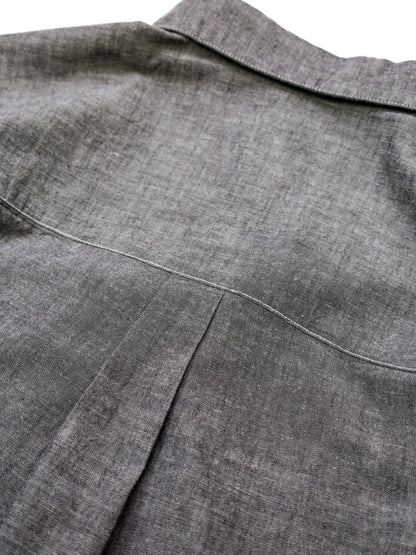 ”OWN WAY” B.D SHIRTS 改 (CHAMBRAY) / Smokey black