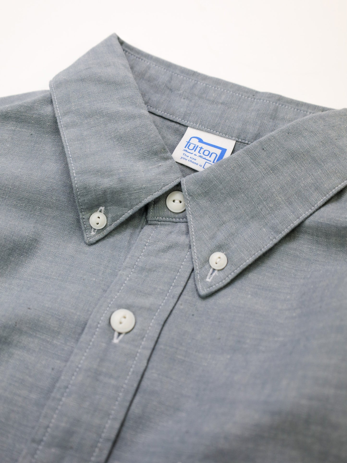 ”OWN WAY” B.D SHIRTS 改 (CHAMBRAY) / Smokey blue