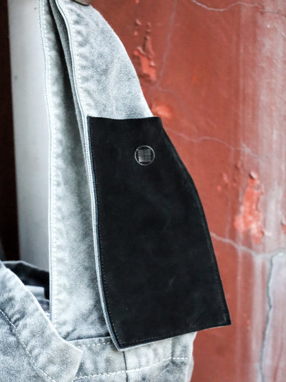 SULFUR  DYED CANVAS タスキショルダー / Black