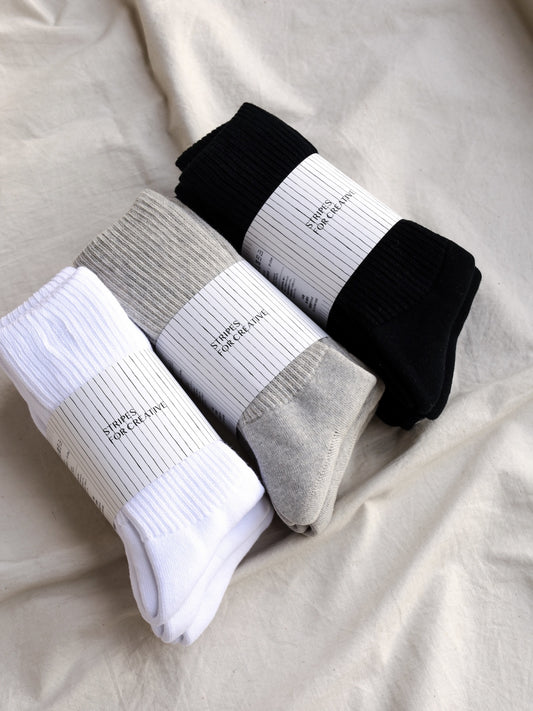 3P BASIC SOCKS / 3colors