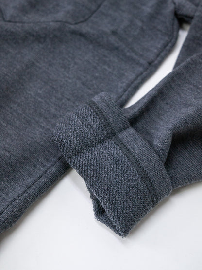 メリノウール裏毛タートルネック / グレー