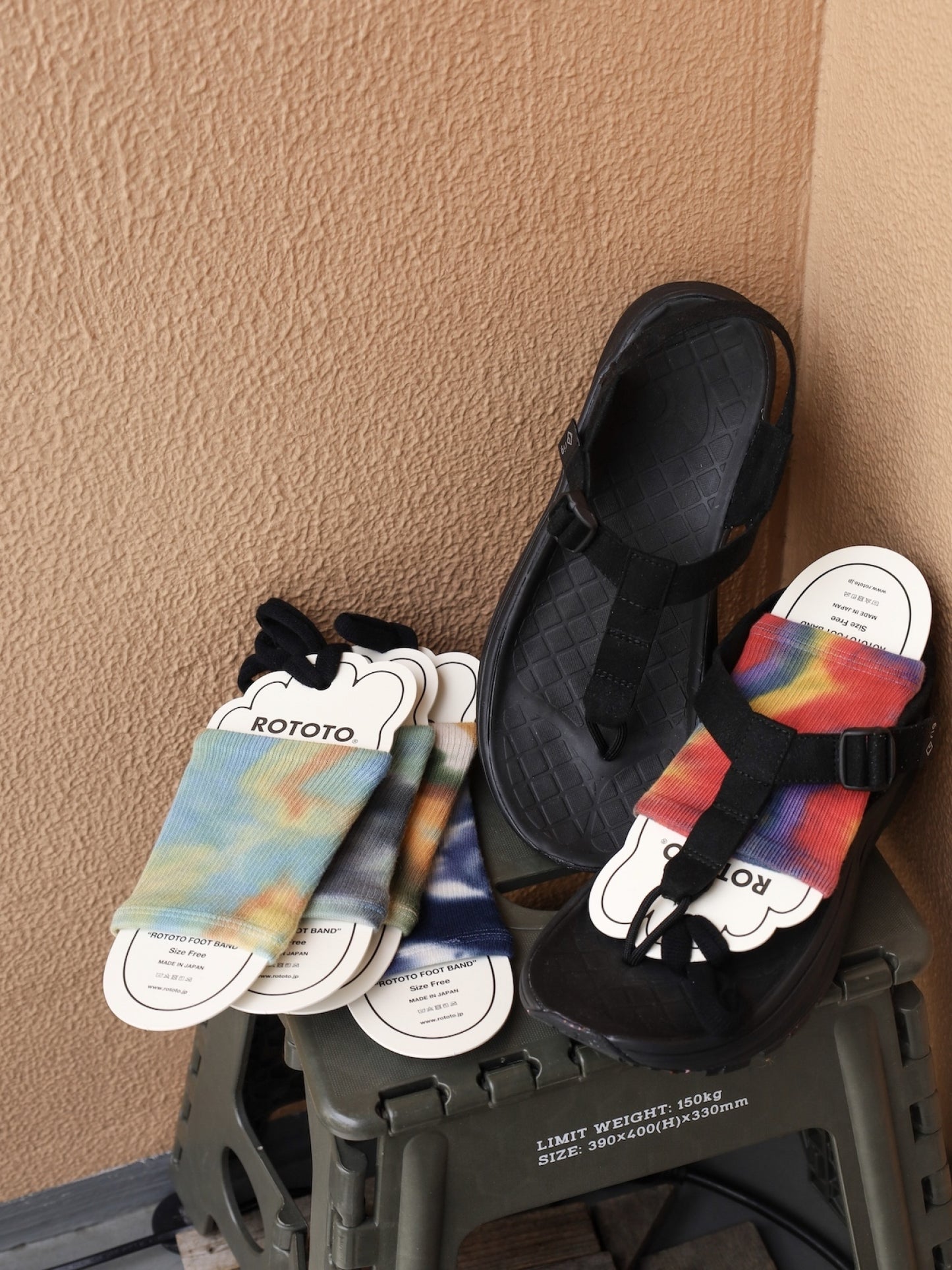 ROTOTO FOOT BAND TIE DYE / 5colors