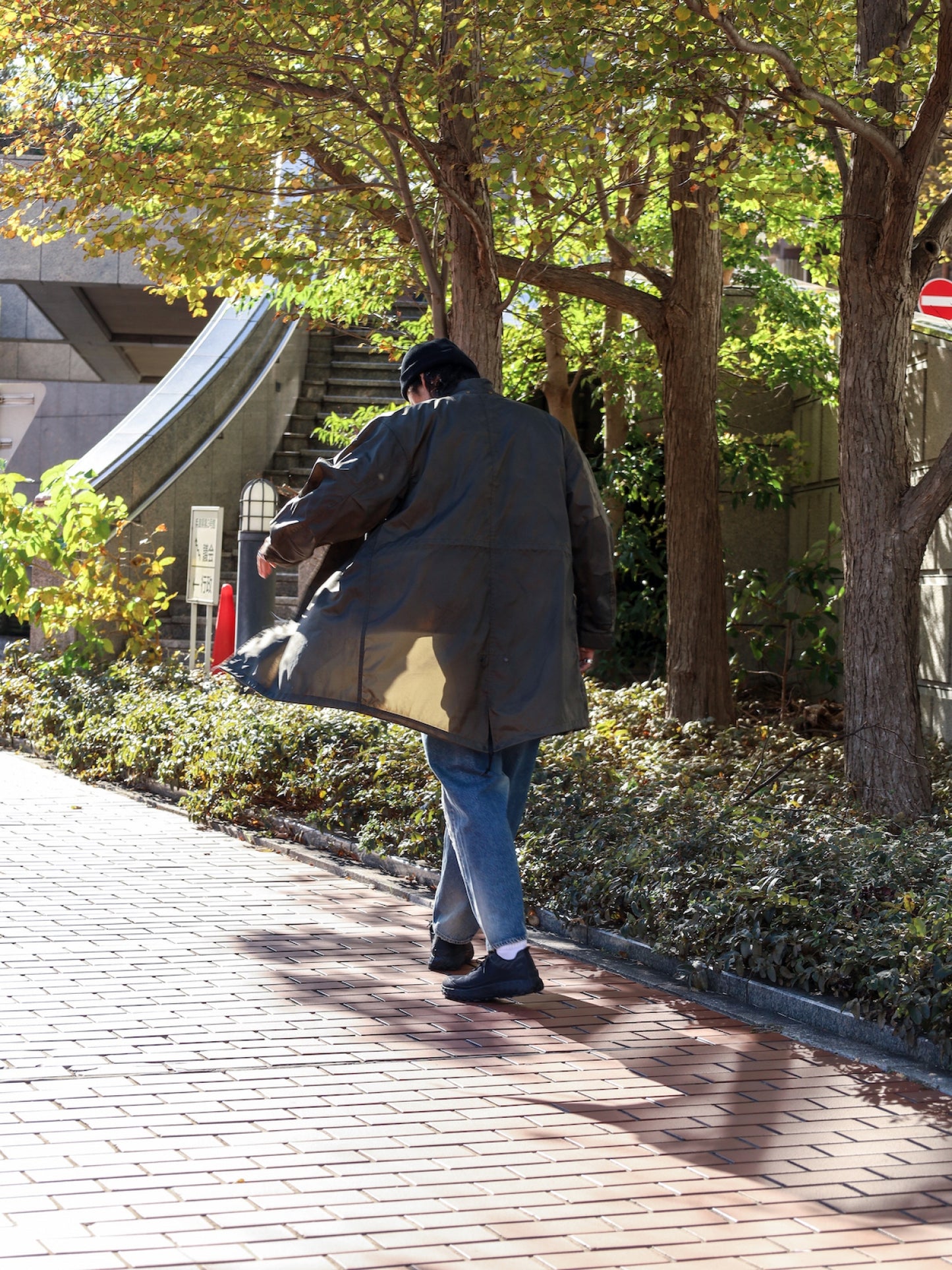 DIRTPAINT NYLON MODS COAT / Olive