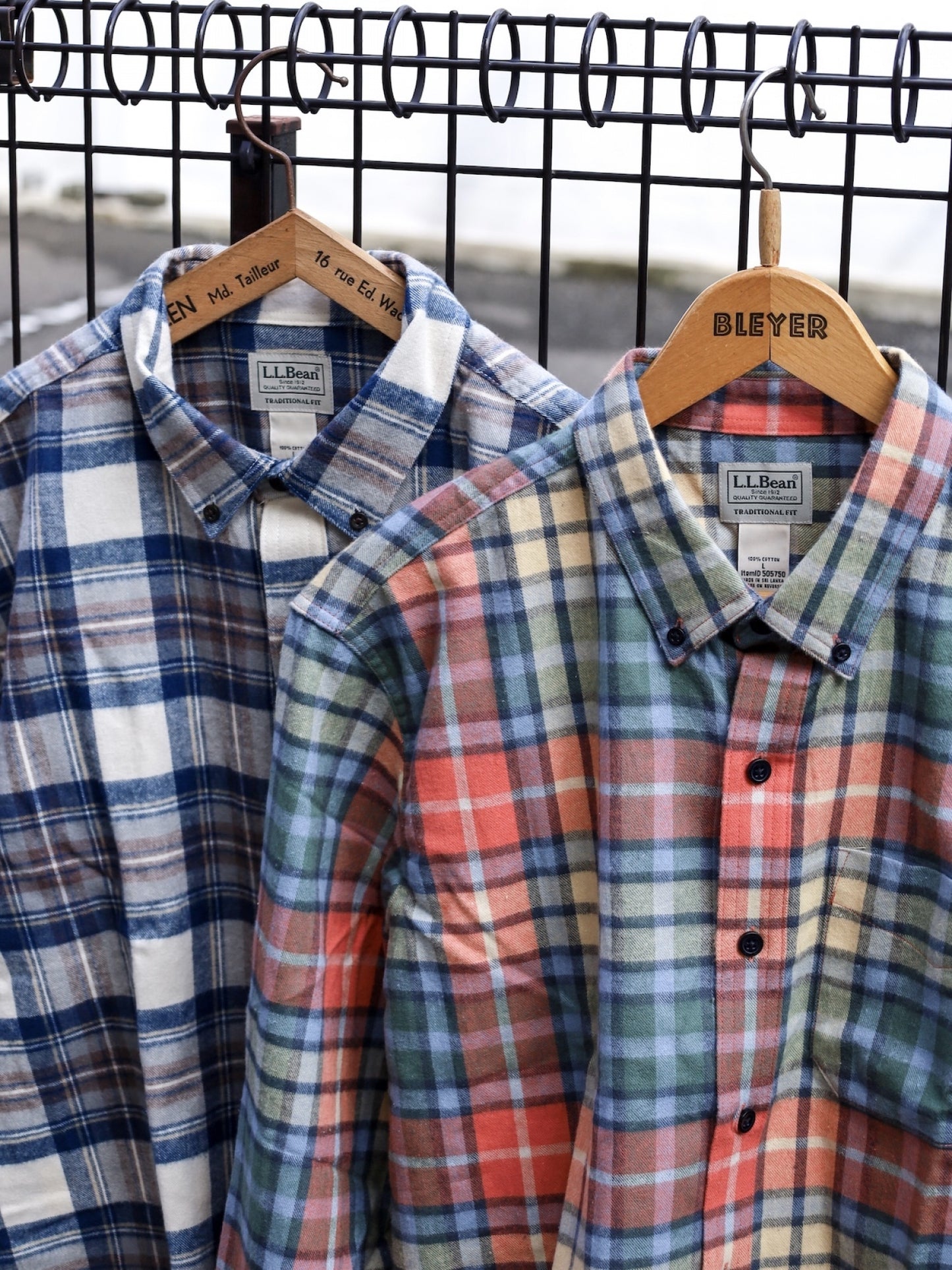 MEN'S SCOTCH PLAID FLANNEL SHIRT , TRADITIONAL FIT / Washed buchanan