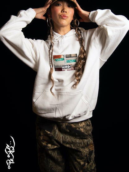 【212.MAG×fulton】FLATBUSH HOODY / White
