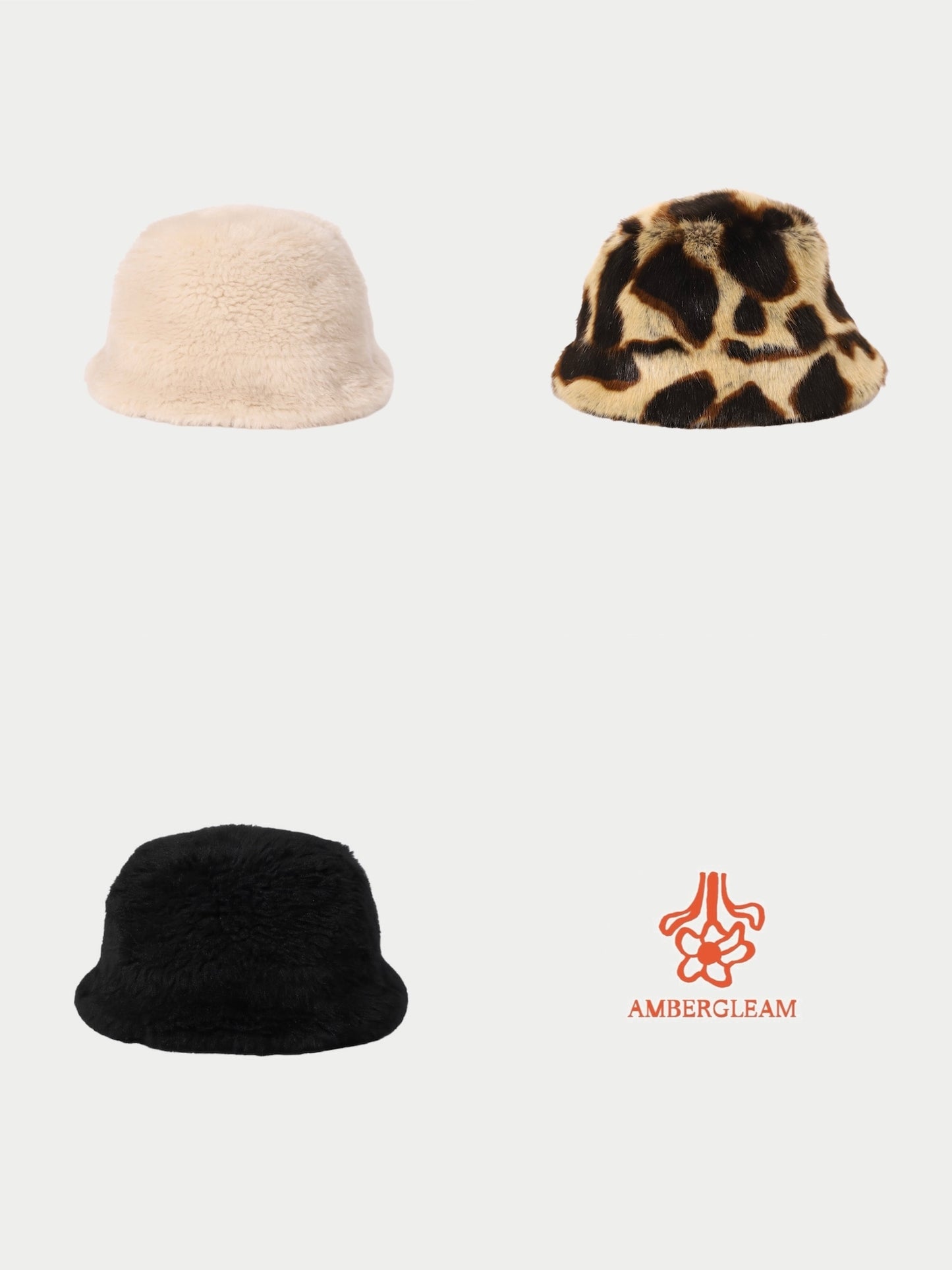 FUR BUCKET HAT / 3colors