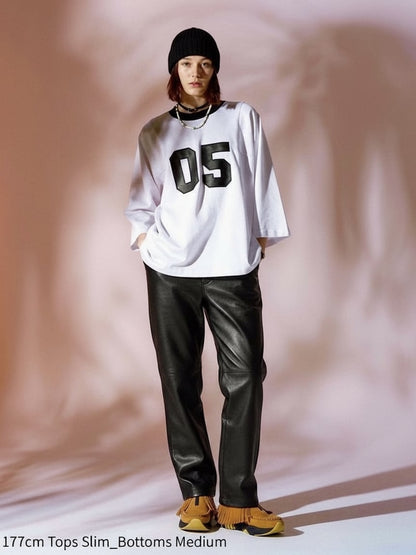 ナンバリングオーバーロングスリーブ / 3colors