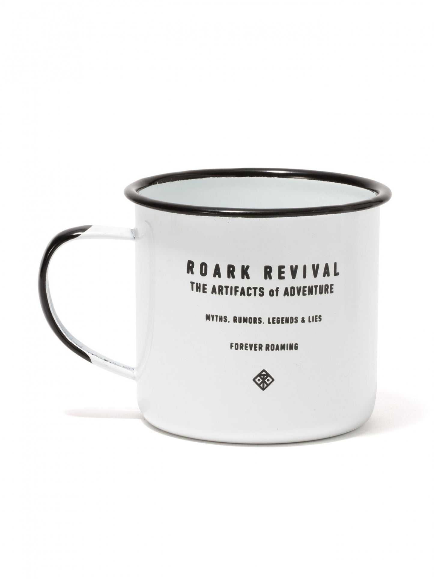 "FEAR THE SEA" ENAMEL MUG / White