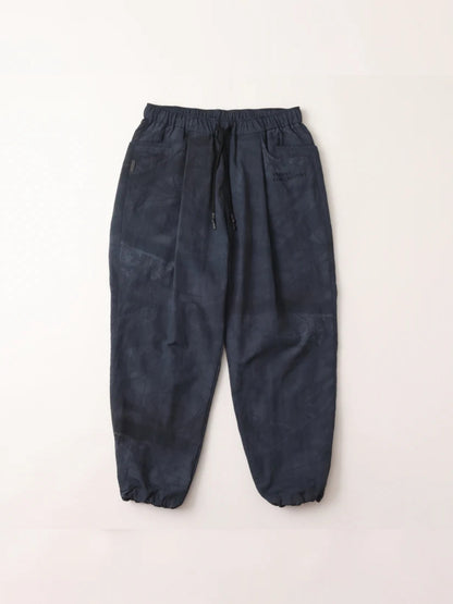 WIDE TAPERED EASY PANTS (REAL TREE CAMO) / Black tree camo
