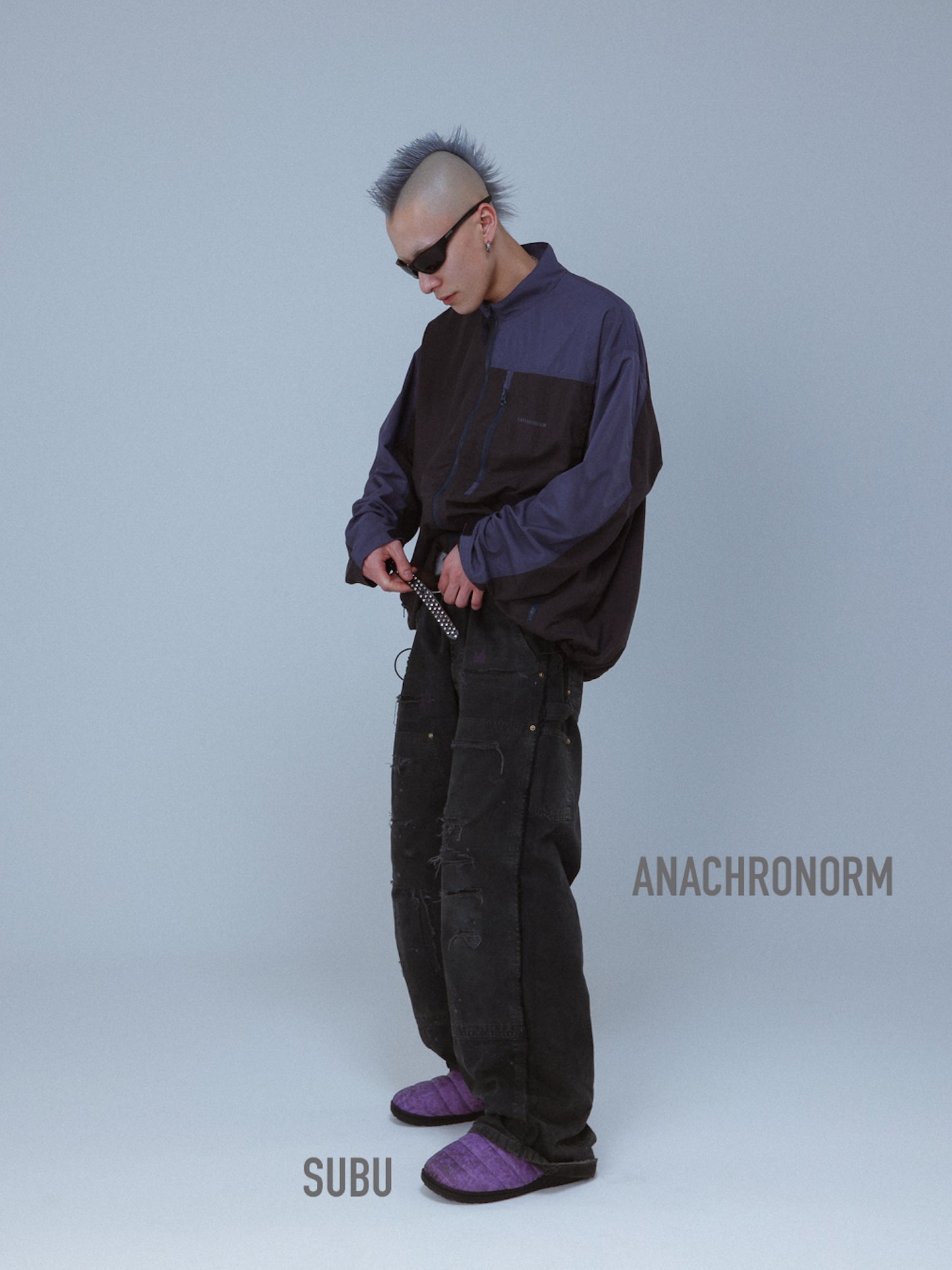 SUBU×ANACHRONORM DIRTPAINT NYLON SANDAL / 3colors